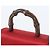 Borsa a tracolla con catena 2-Way Gucci Bamboo Rosso - vista 2