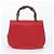 Borsa a tracolla con catena 2-Way Gucci Bamboo Rosso - vista 4