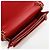 Autre Marque Borsa a tracolla Saint Laurent in pelle di vitello rossa Rosso - vista 3