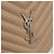 Autre Marque Borsa a tracolla Saint Laurent in pelle di vitello beige - vista 5
