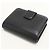 Cartera bi-fold Prada de piel negra Negro - vista 2