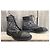 Robert Clergerie Batik Canvas Ankle Boots Black - view 4