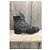 Robert Clergerie Batik Canvas Ankle Boots Black - view 9