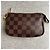 Louis Vuitton Mini Pochette Accessoires Damier Ebene Marrone - vista 2