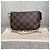 Louis Vuitton Mini Pochette Accessoires Damier Ebene Marrone - vista 3