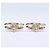 Pendientes Chanel B25P Rhinestone Coco Mark Dorado - vista 5