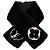 Écharpe Tippet en fourrure de lapin Rex Louis Vuitton Noir Rose