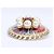 Broche redonda Chanel A15S em tweed e pérolas Gripoix com logo Coco Mark Dourado - vista 3