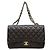 Timeless Borsa a tracolla Chanel in pelle caviar nera Nero