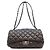 Chanel Matelassé S-flap Schultertasche Schwarz
