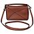 Bolso Mini Puzzle Loewe en marrón Castaño - vista 3