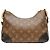 Borsa a tracolla Louis Vuitton Monogram Noir Boulogne PM Marrone - vista 3