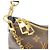 Borsa a tracolla Louis Vuitton Monogram Noir Boulogne PM Marrone - vista 6