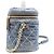 Borsa a spalla Chanel AS1336 in denim blu Wild Stitch - vista 4