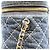 Borsa a spalla Chanel AS1336 in denim blu Wild Stitch - vista 9