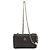 Borsa a tracolla Vanity in pelle goffrata Camellia nera con catena Chanel Nero