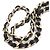 Borsa a tracolla Vanity in pelle goffrata Camellia nera con catena Chanel Nero - vista 10