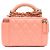 Vanity Chanel Schultertasche aus rosa Lammleder Pink - Ansicht 3