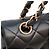 Borsa a tracolla Chanel A01113 in pelle d'agnello matelassé nera Nero - vista 7