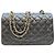 Borsa a tracolla Chanel in pelle caviar nera Nero - vista 3