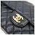 Borsa a tracolla Chanel in pelle caviar nera Nero - vista 7