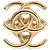 Anillo Chanel B26A ABH798 Double Coco Mark Dorado