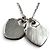 Autre Marque Tiffany & Co. Collana Mini Pendente Return to Tiffany Doppio Cuore Rosa Argento - vista 4
