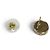 Pendientes de botón Chanel B25C Coco Mark Logo Gold Dorado - vista 5