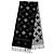 Louis Vuitton Black Wool Silk Blend Stole - view 3