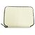 Valextra Zip Around Card Holder White
