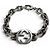 Gucci 627068 AG925 Interlocking G Charm-Armband Silber