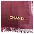 Chanel Bordeaux Kaschmir-Schal - Ansicht 6
