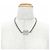 Chanel B25C ABE839 Coco Mark Strass-Kettenhalskette Silber - Ansicht 2