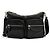 Borsa a tracolla Domino in pelle liscia Coach Nero