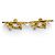 Chanel Vintage 97P Metal Coco Mark Runde Clip-Ohrringe Golden - Ansicht 3