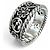 Gucci 577263 AG925 Interlocking G Flower Ring Silber