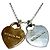 Autre Marque Collana con pendente Tiffany & Co. Double Heart Tag Argento D'oro - vista 3