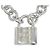 Autre Marque Colar Tiffany & Co. 1837 Lock Cadena Prata