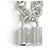 Autre Marque Colar Tiffany & Co. 1837 Lock Cadena Prata - vista 4
