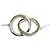 Autre Marque Collar con colgante Tiffany & Co. 1837 Interlocking Circle Plata - vista 4