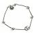 Gucci Double G Armband mit Perlmutt-Anhänger Silber Weiß