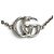 Gucci Double G Armband mit Perlmutt-Anhänger Silber Weiß - Ansicht 6