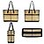 Burberry Wendbare Tote Bag Weiß Beige - Ansicht 10