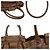Sac Tote Salvatore Ferragamo en cuir marron - vue 10