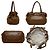 Sac Tote Salvatore Ferragamo en cuir marron - vue 2