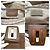 Sac Tote Salvatore Ferragamo en cuir marron - vue 5