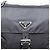 Bolsa de Ombro Prada Vera Black Preto - vista 4