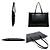 Céline Sac Cabas Celine Flat Luggage Noir - vue 2