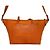 Borsa a tracolla e tote in pelle arancione Salvatore Ferragamo - vista 10