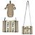Chloé Chloe Woody Mini 2-way Shoulder Bag CHC22AP237 Beige Blu chiaro - vista 2